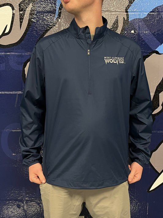 1/4 Zip Navy Wind Breaker