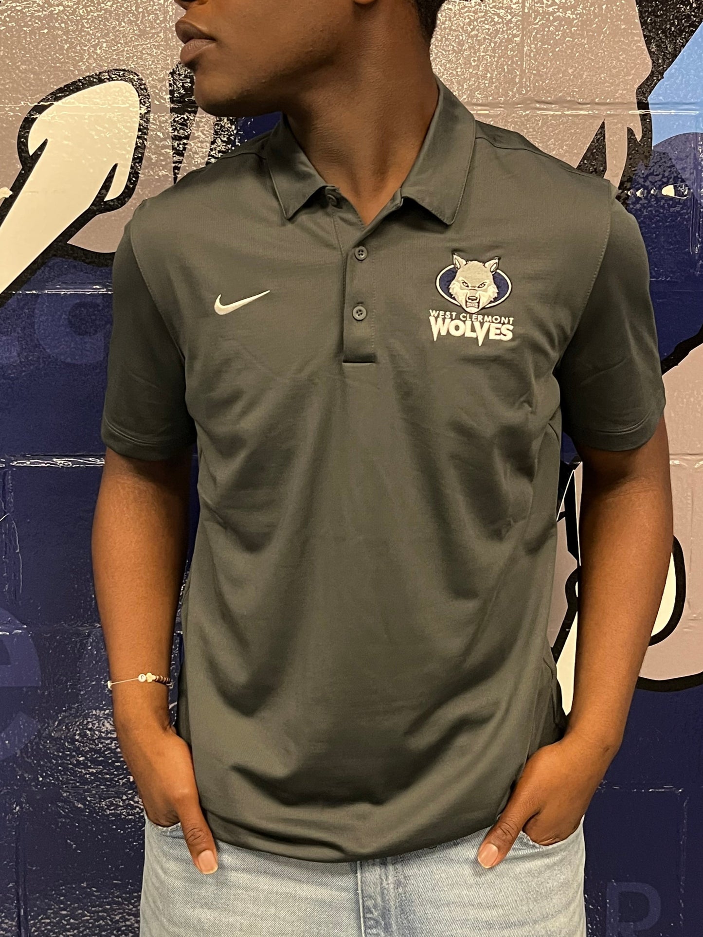 Polo - Nike Dri-Fit - Gray