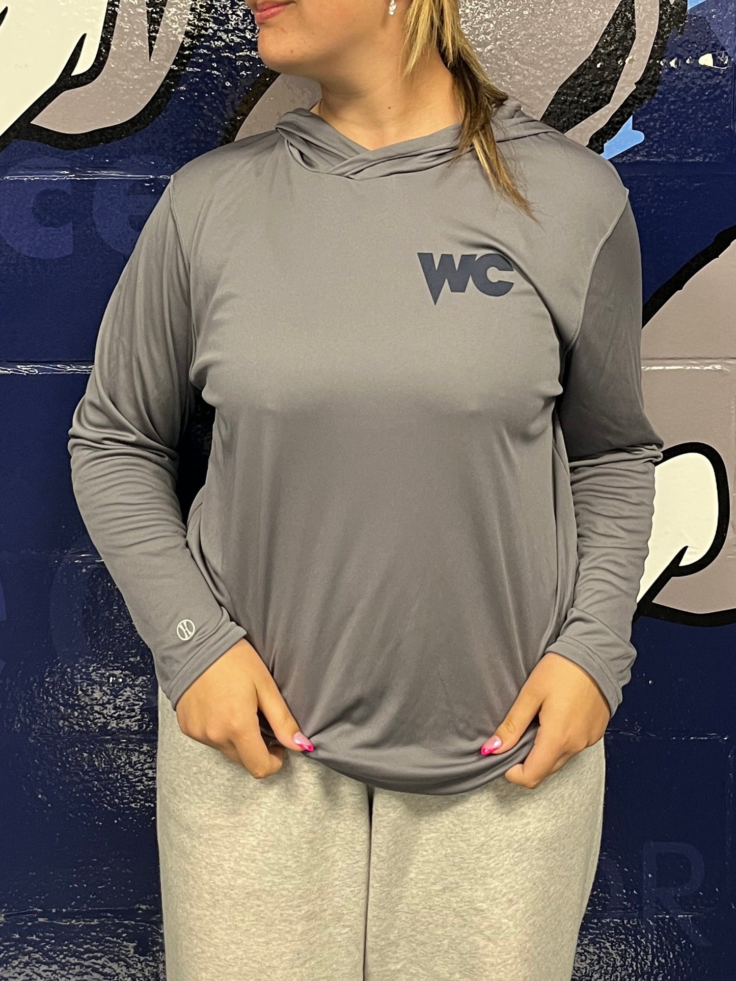 Hooded Long Sleeve - WC - Grey