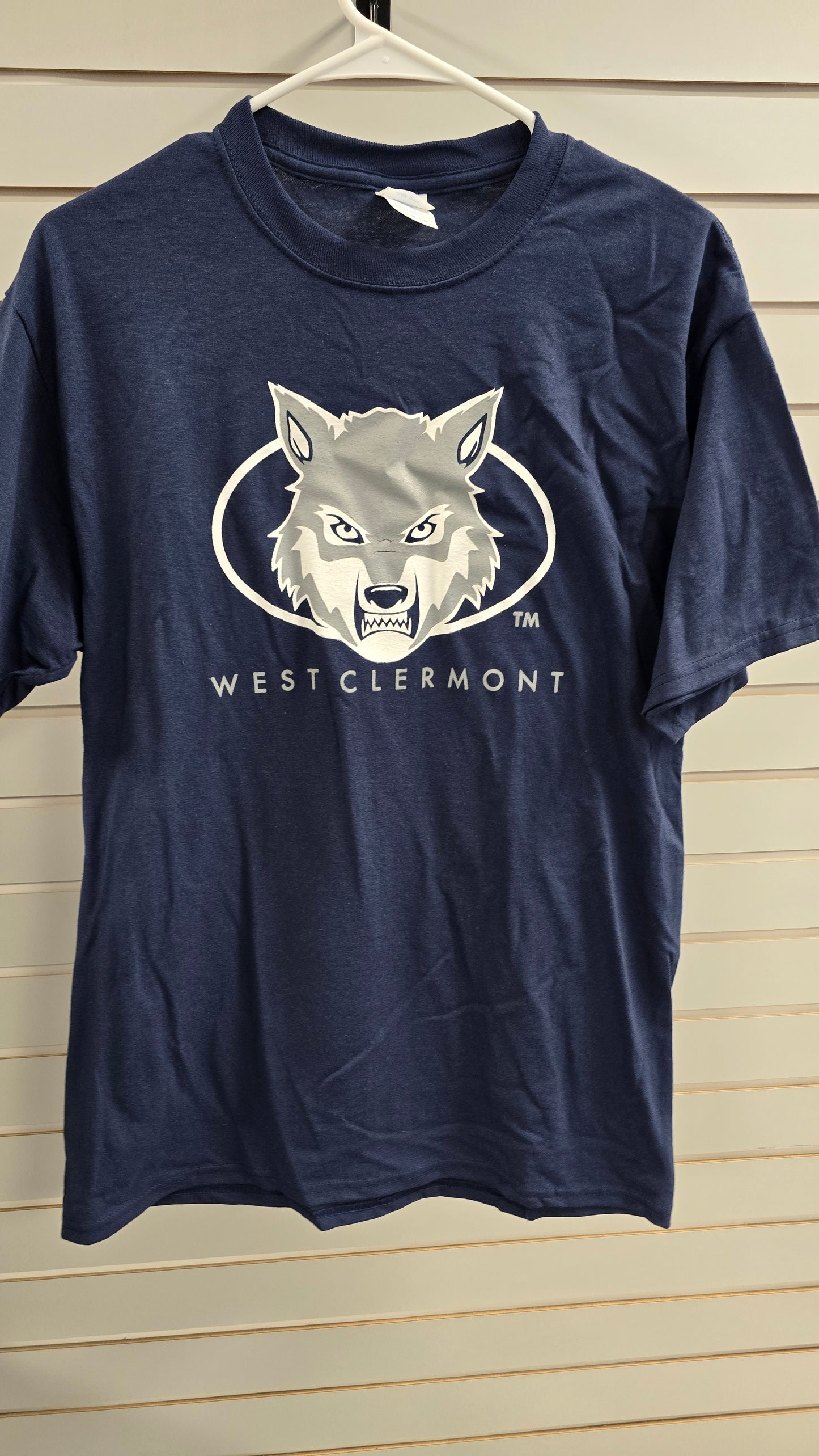 Short Sleeve - Wolf Head - Navy