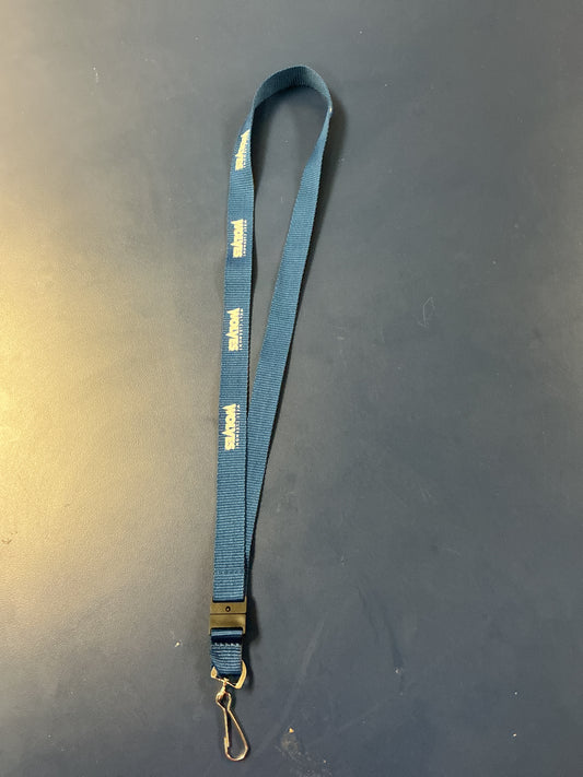 3/4"Navy Lanyard