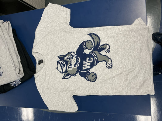 Ash T Shirt with Wolf body