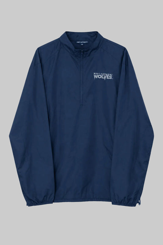 1/4 Zip Navy Wind Breaker