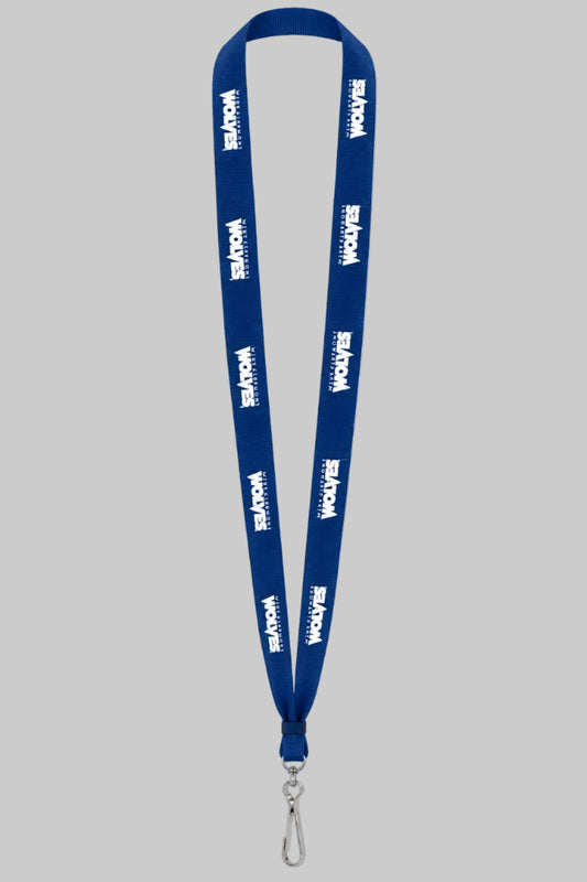 3/4"Navy Lanyard