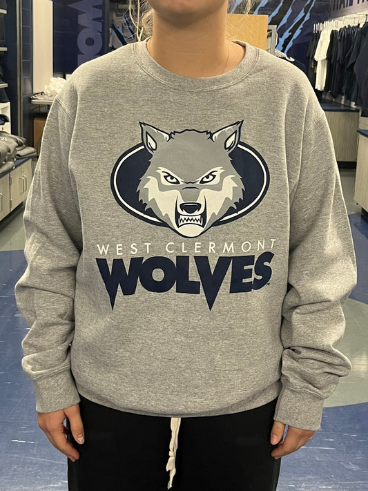 Crew neck - wolf head