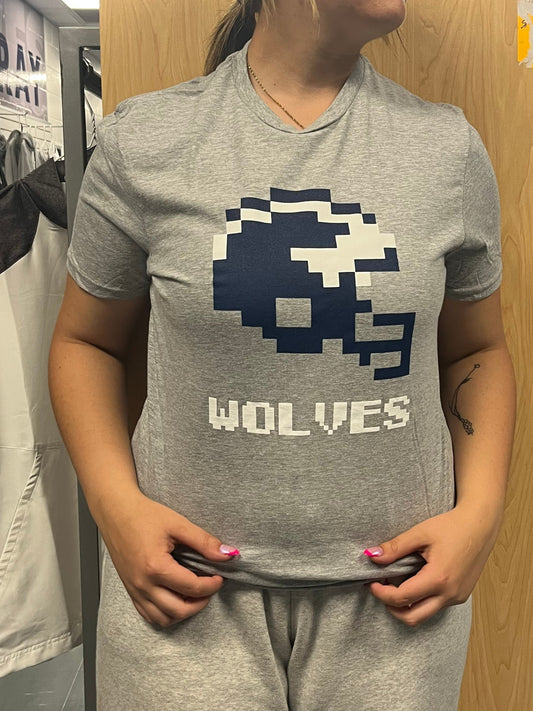 Light Heather Gray Helmet Short Sleeve