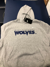 Youth Hooded Sweatshirt - Nike Wolves - Gray