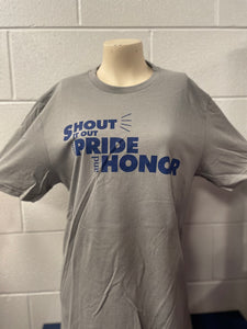 Short Sleeve - Pride and Honor - Gray