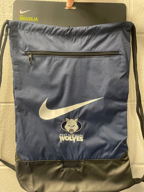 Drawstring Bag - Nike Wolf Head - Navy