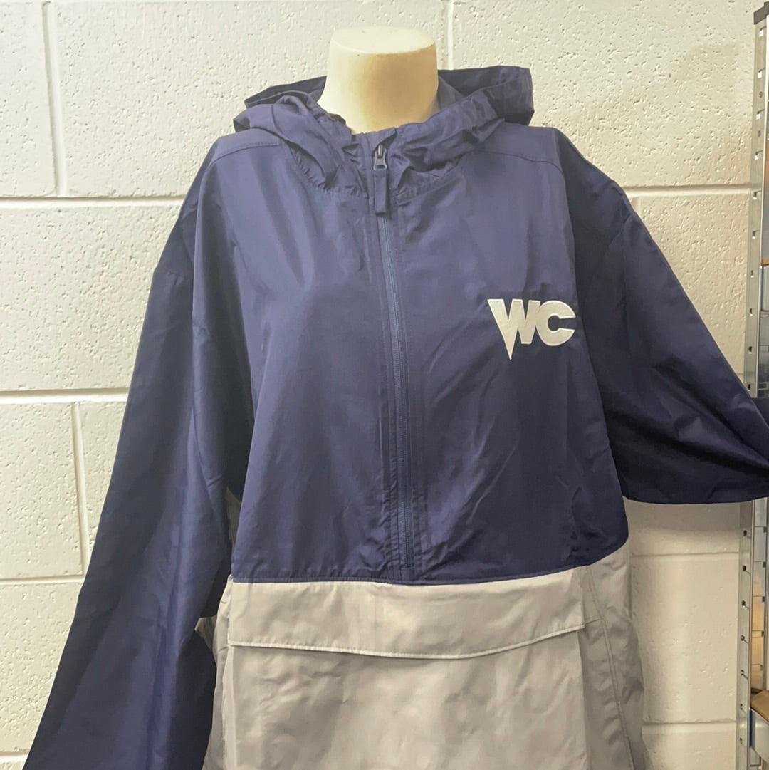 Hooded Pullover - WC - Navy/Grey
