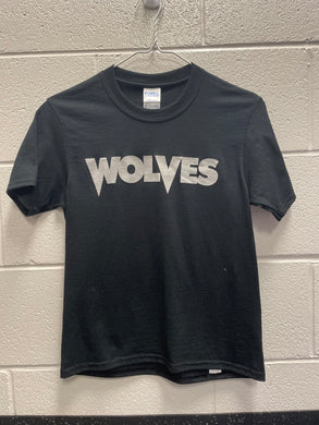 Youth Short Sleeve - Wolves - Black w/ Gray