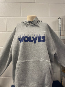 Hooded Sweatshirt - Nike Wolves - Gray